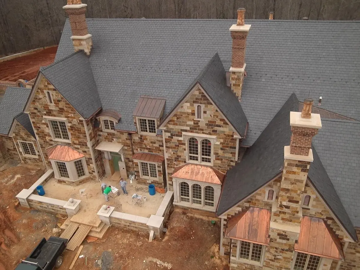 Craftsman Roofing Slate Roof Repair project in Golf Manor